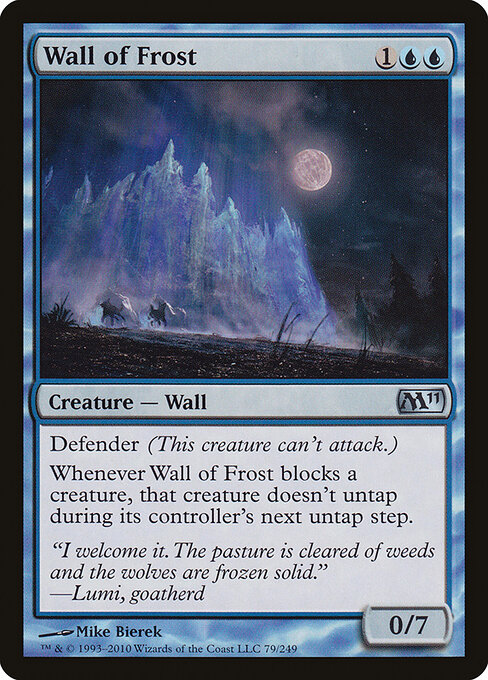 Magic 2011 - 79 - Wall of Frost - Uncommon