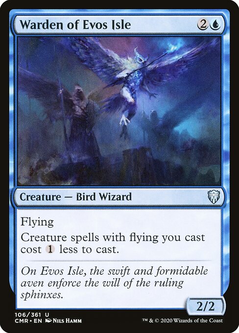 Commander Legends - 106 - Warden of Evos Isle - Uncommon