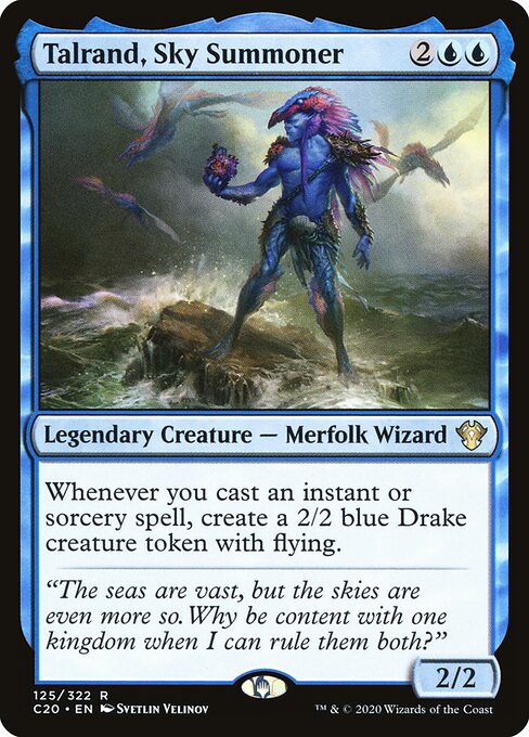 Commander 2020 - 125 - Talrand, Sky Summoner - Rare