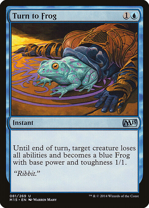 Magic 2015 - 81 - Turn to Frog - Uncommon