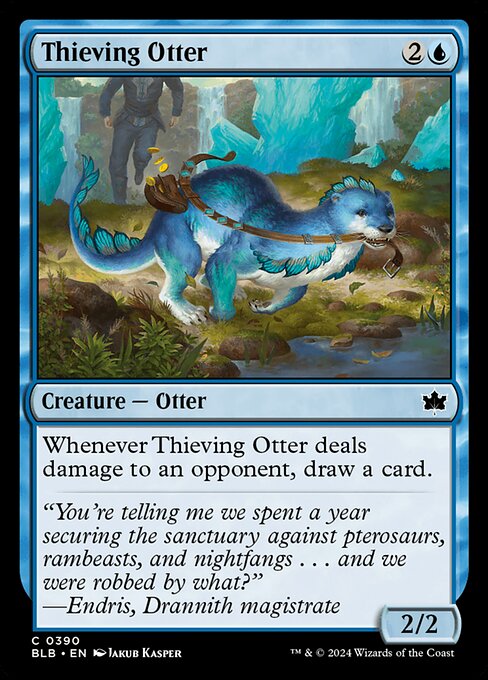 Bloomburrow - 390 - Thieving Otter - Common