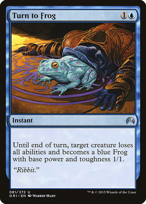 Magic Origins - 81 - Turn to Frog - Uncommon
