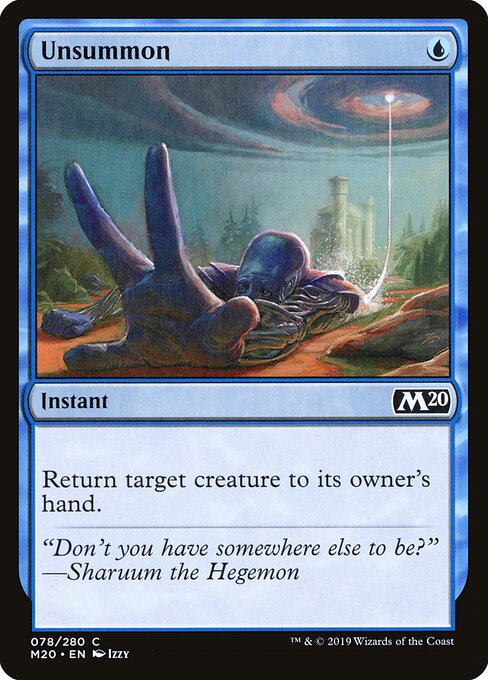 Core Set 2020 - 78 - Unsummon - Common