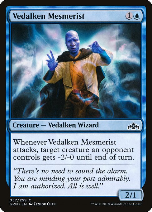 Guilds of Ravnica - 57 - Vedalken Mesmerist - Common