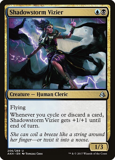 Amonkhet - 206 - Shadowstorm Vizier - Uncommon