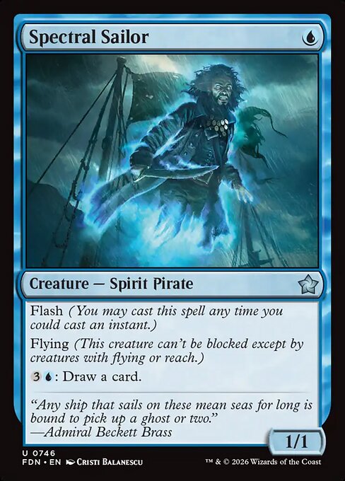 Foundations - 746 - Spectral Sailor - Uncommon