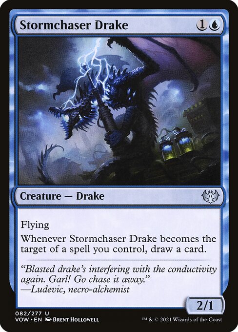 Innistrad: Crimson Vow - 82 - Stormchaser Drake - Uncommon