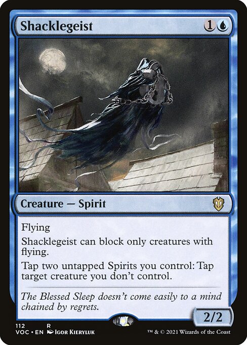 Crimson Vow Commander - 112 - Shacklegeist - Rare