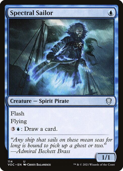 Crimson Vow Commander - 114 - Spectral Sailor - Uncommon
