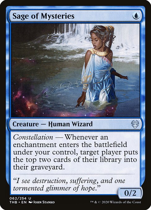 Theros Beyond Death - 62 - Sage of Mysteries - Uncommon