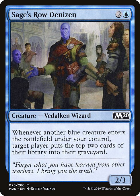 Core Set 2020 - 73 - Sage's Row Denizen - Common