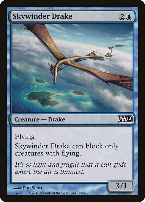 Magic 2012 - 75 - Skywinder Drake - Common