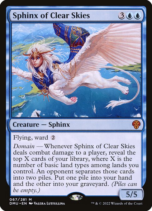 Dominaria United - 67 - Sphinx of Clear Skies - Mythic