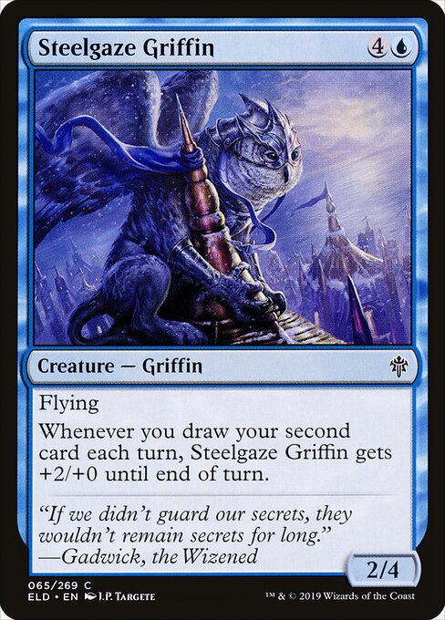 Throne of Eldraine - 65 - Steelgaze Griffin - Common