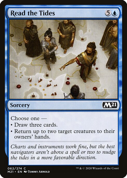 Core Set 2021 - 62 - Read the Tides - Common