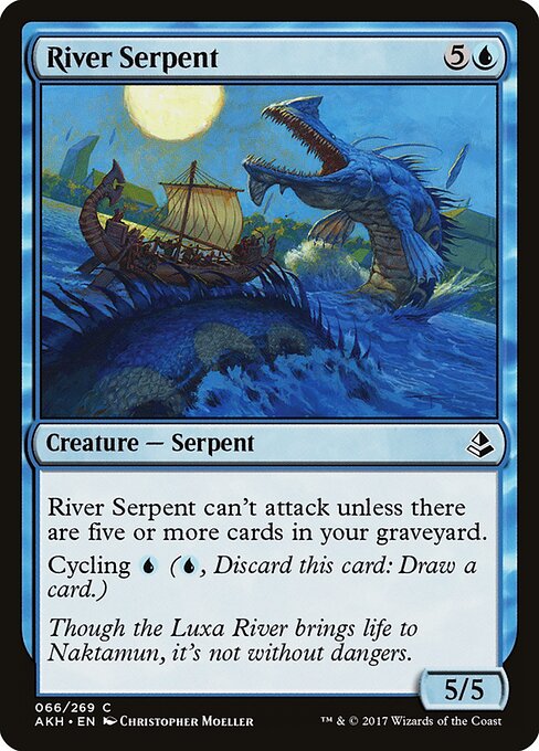 Amonkhet - 66 - River Serpent - Common