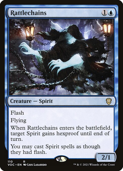 Crimson Vow Commander - 110 - Rattlechains - Rare