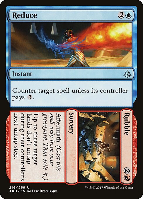 Amonkhet - 216 - Reduce // Rubble - Uncommon
