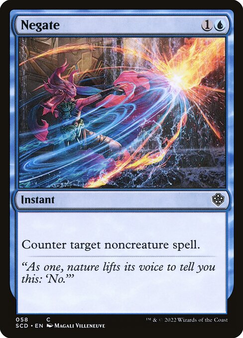 Starter Commander Decks - 58 - Negate - Common