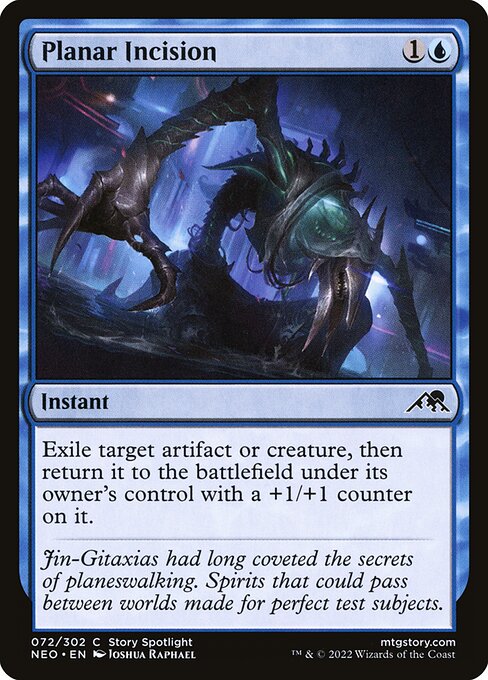 Kamigawa: Neon Dynasty - 72 - Planar Incision - Common