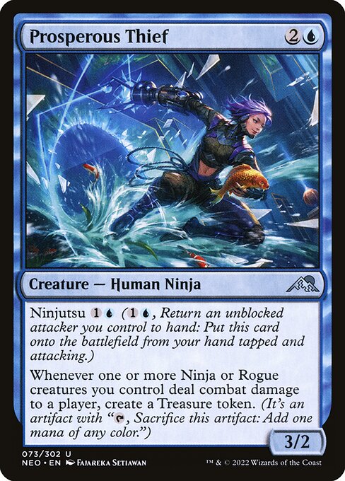 Kamigawa: Neon Dynasty - 73 - Prosperous Thief - Uncommon
