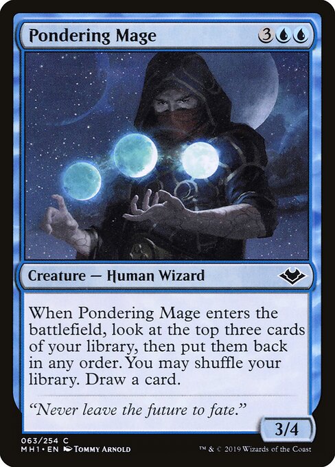 Modern Horizons - 63 - Pondering Mage - Common