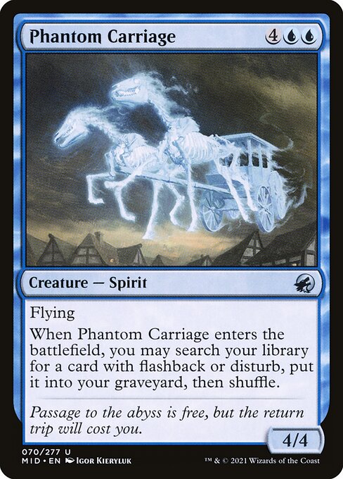 Innistrad: Midnight Hunt - 70 - Phantom Carriage - Uncommon