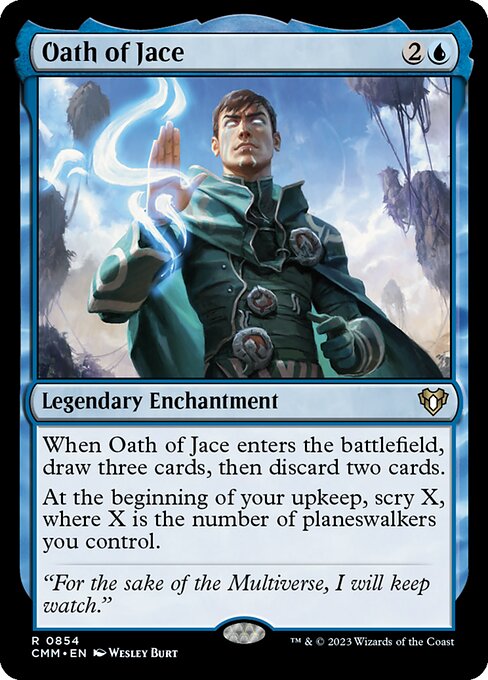 Commander Masters - 854 - Oath of Jace - Rare