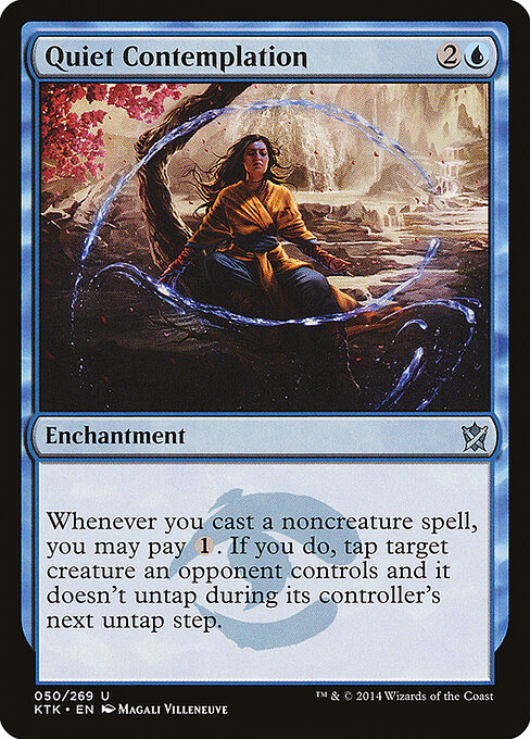 Khans of Tarkir - 50 - Quiet Contemplation - Uncommon
