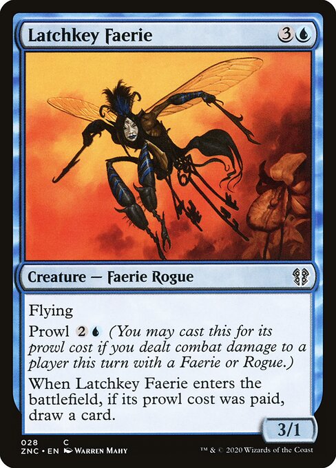 Zendikar Rising Commander - 28 - Latchkey Faerie - Common
