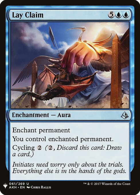 The List - AKH-61 - Lay Claim - Uncommon