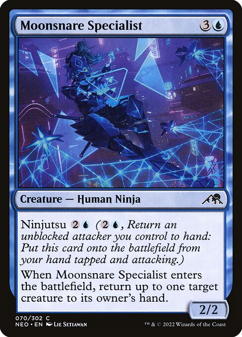 Kamigawa: Neon Dynasty - 70 - Moonsnare Specialist - Common