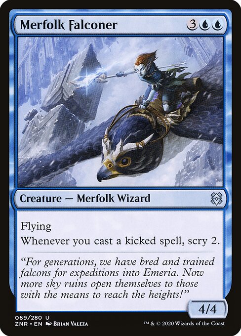 Zendikar Rising - 69 - Merfolk Falconer - Uncommon