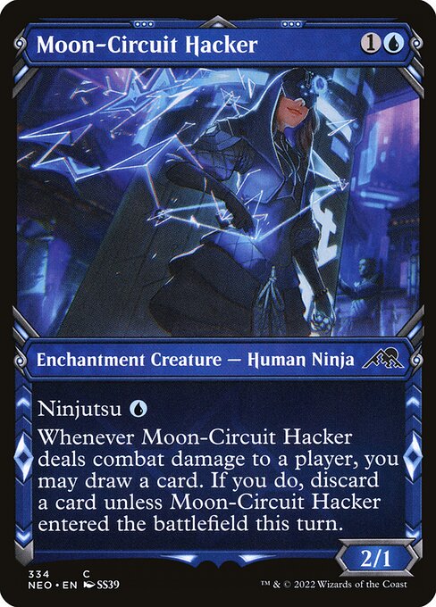 Kamigawa: Neon Dynasty - 334 - Moon-Circuit Hacker - Common