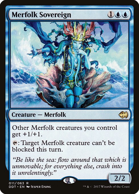 Duel Decks: Merfolk vs. Goblins - 11 - Merfolk Sovereign - Rare