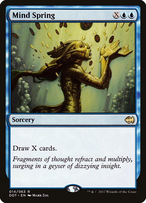 Duel Decks: Merfolk vs. Goblins - 14 - Mind Spring - Rare