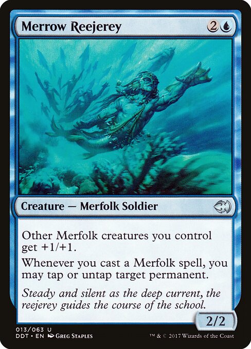 Duel Decks: Merfolk vs. Goblins - 13 - Merrow Reejerey - Uncommon