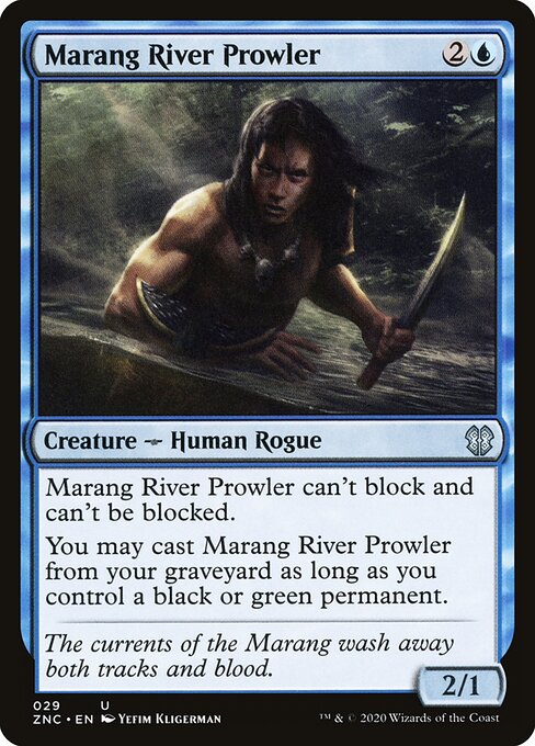 Zendikar Rising Commander - 29 - Marang River Prowler - Uncommon