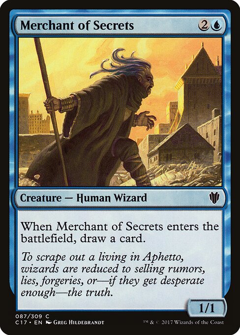 Commander 2017 - 87 - Merchant of Secrets - Common