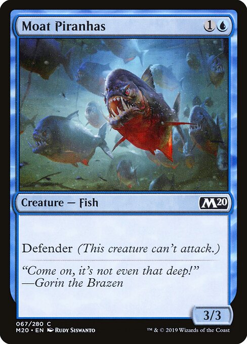 Core Set 2020 - 67 - Moat Piranhas - Common