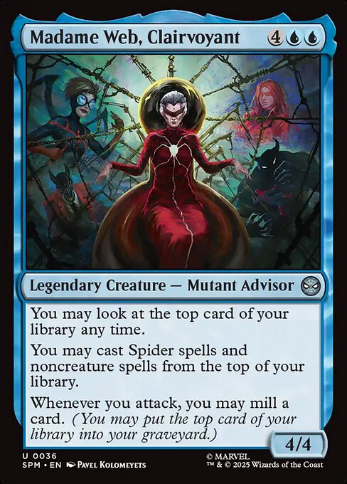 Marvel's Spider-Man - 36 - Madame Web, Clairvoyant - Uncommon