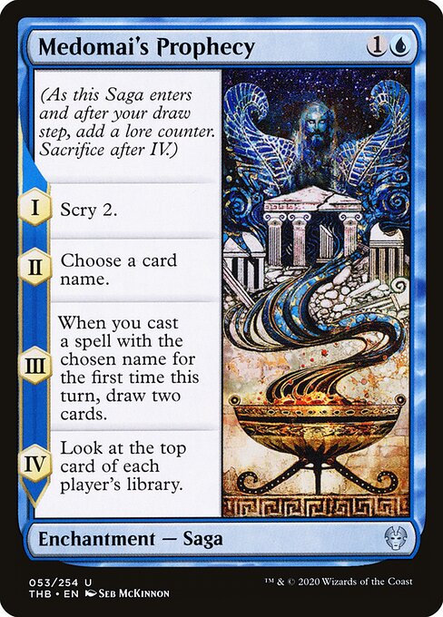 Theros Beyond Death - 53 - Medomai's Prophecy - Uncommon