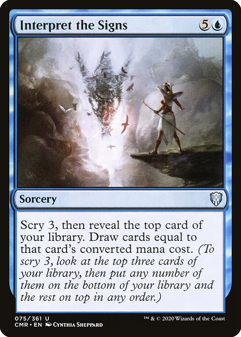 Commander Legends - 75 - Interpret the Signs - Uncommon