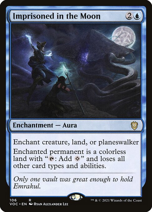 Crimson Vow Commander - 106 - Imprisoned in the Moon - Rare