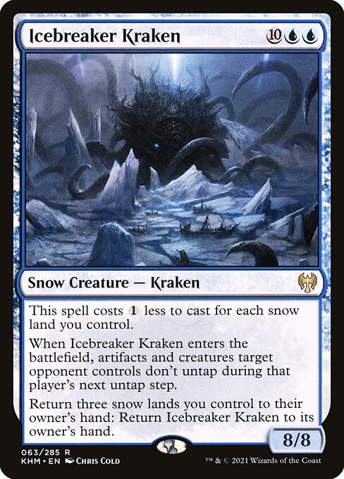 Kaldheim - 63 - Icebreaker Kraken - Rare