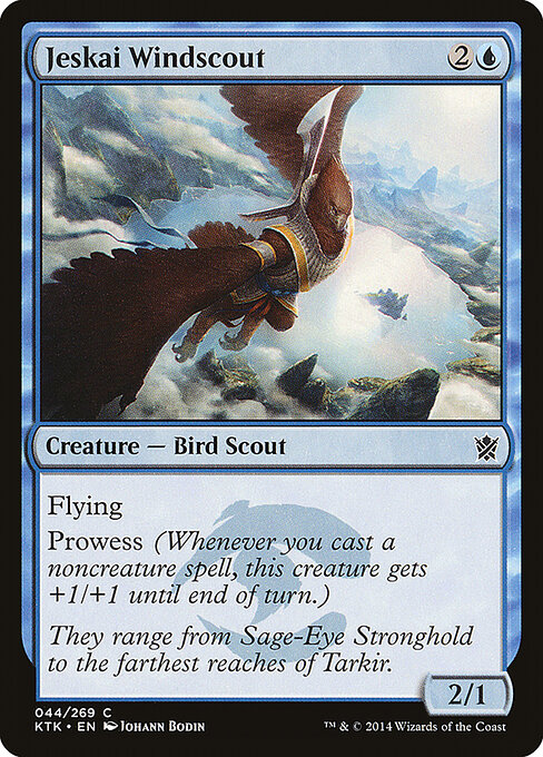 Khans of Tarkir - 44 - Jeskai Windscout - Common
