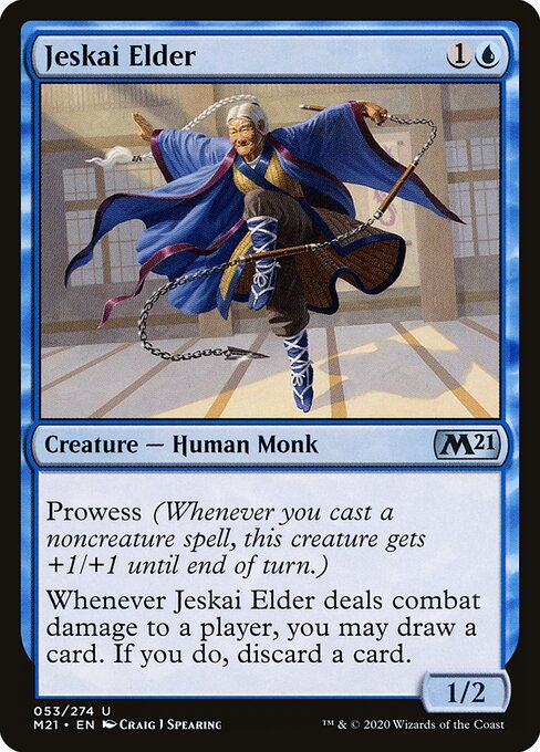 Core Set 2021 - 53 - Jeskai Elder - Uncommon