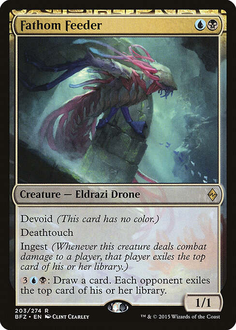 Battle for Zendikar - 203 - Fathom Feeder - Rare