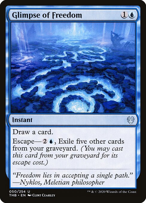 Theros Beyond Death - 50 - Glimpse of Freedom - Uncommon
