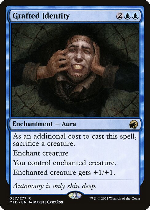 Innistrad: Midnight Hunt - 57 - Grafted Identity - Rare